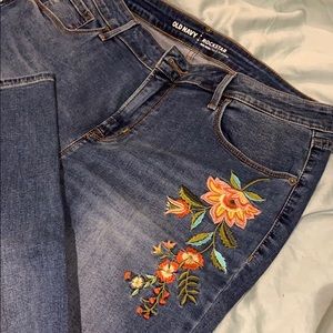 Embroidered OLD NAVY Jeans